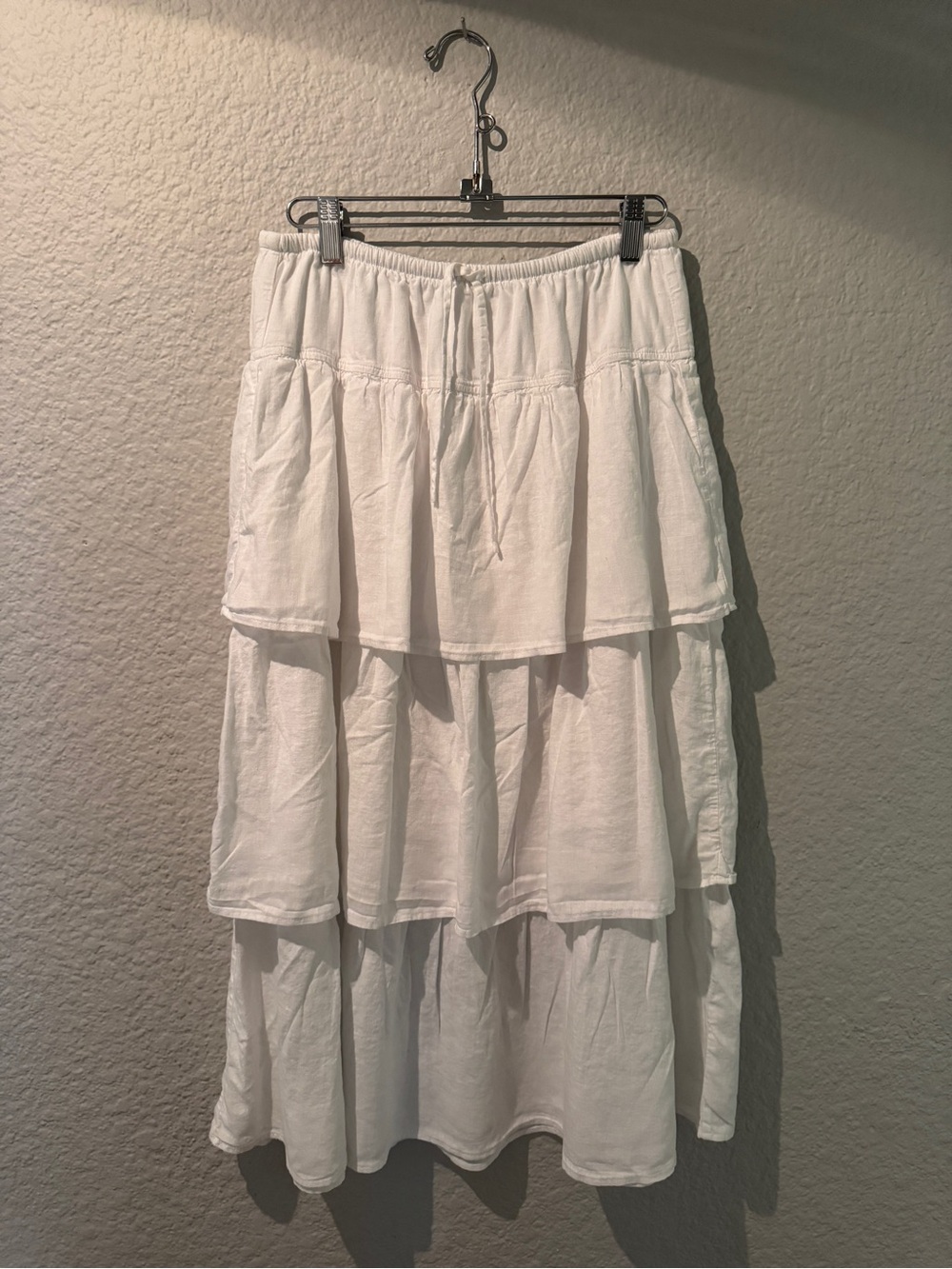 Wilfred Century Tiered Linen Skirt
